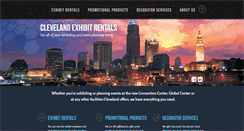 Desktop Screenshot of clevelandexhibitrentals.com